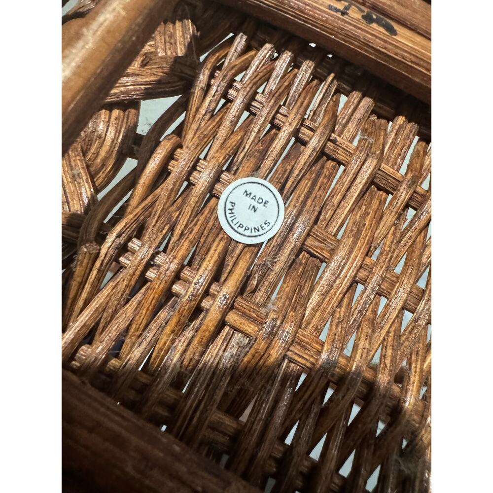 Vintage Woven Gathering Basket Phillipines - Picture 8 of 12